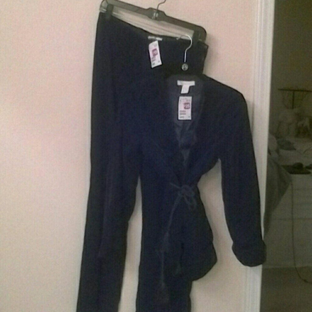 Green Velvet Suit H&M